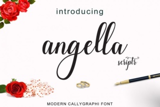 Angella: Crafting Authentic Design with a Stylish Script Font