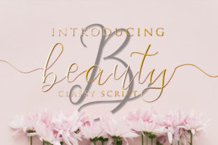 Beauty Flowers: Crafting Elegance with a Lovely Script Font