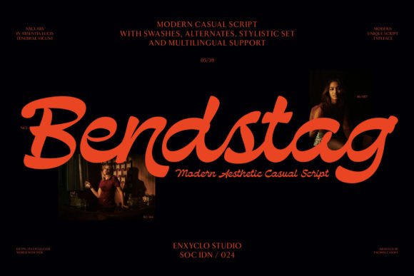 Bendstag: A Modern Script for Bold Visuals