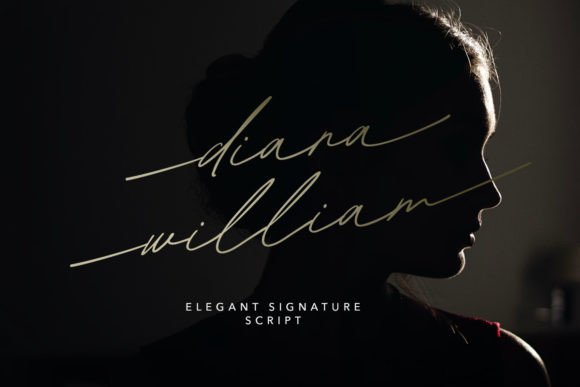 Diana William: The Handwritten Script with Authentic Charm