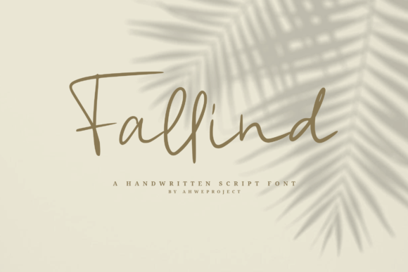 Fallind: Mastering Elegant Branding with a Modern Script