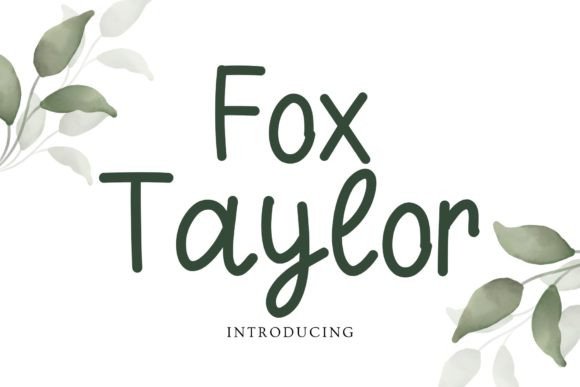 Fox Taylor: The Handwritten Font That Brings Warmth to Any Design