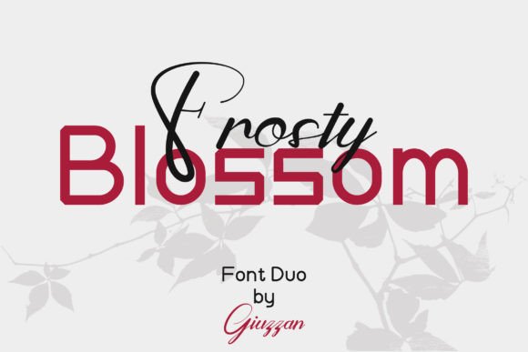 Frosty Blossom: A Font Duo for Fresh, Playful Designs