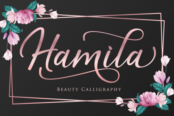 Hamila: Elevating Designs with Elegant Script