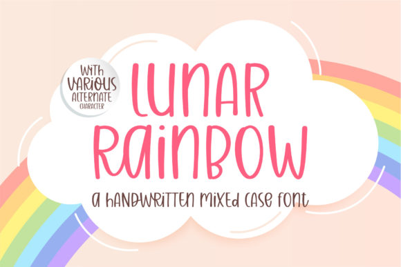 Lunar Rainbow: A Script Font for Refined Projects