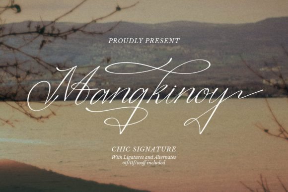 Mangkinoy: Stylish Script Font for Creative Projects