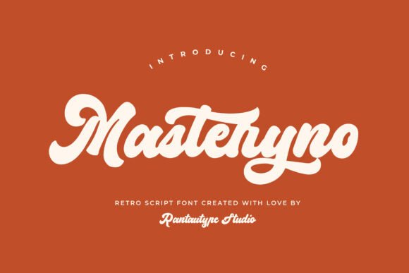 Masteryno: The Retro Script Font for Nostalgic Designs