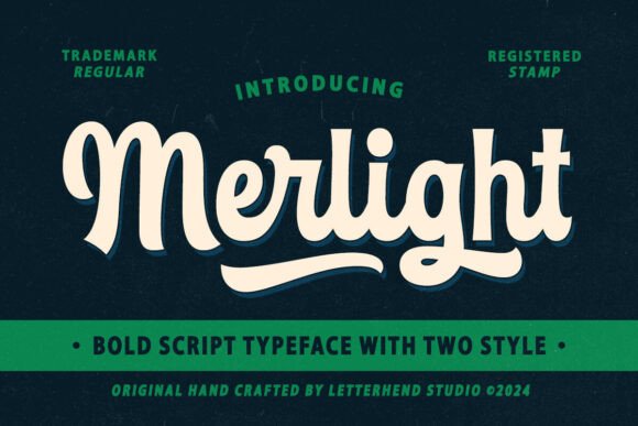 Merlight: A Bold Script with Timeless Vintage Charm