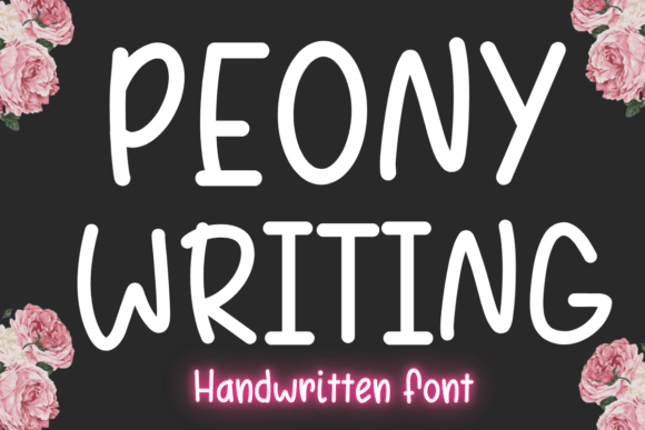 Peony Writing: A Script Font for Authentic Connection