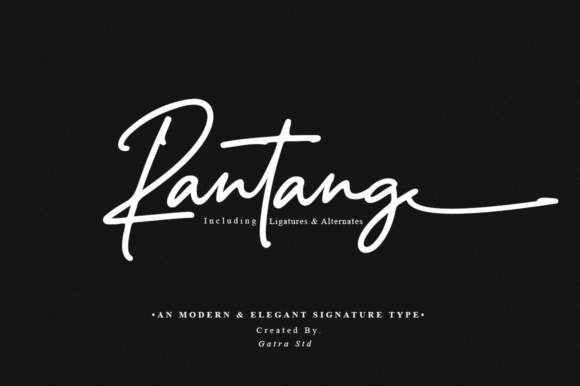 Rantang: The Delicate Script Font for Modern Creatives