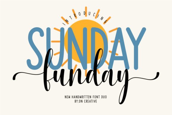 Sunday Funday Duo: A Font for Moments That Matter