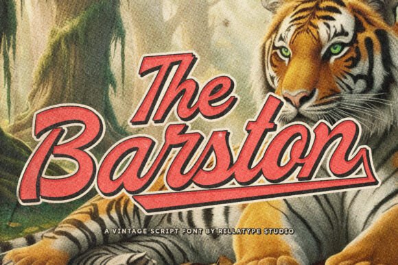 The Barston: A Vintage Script Font with Timeless Appeal